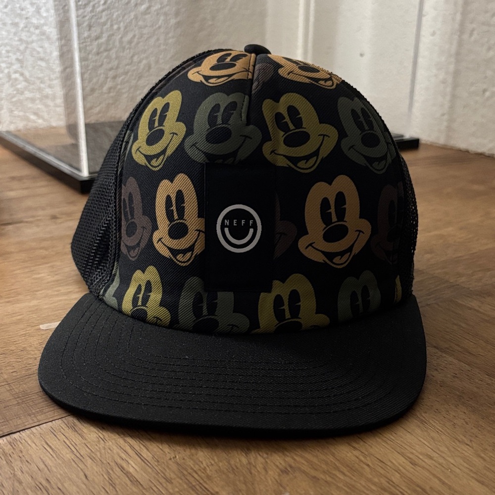 Neff Black Multicolor Mickey Mouse Hat